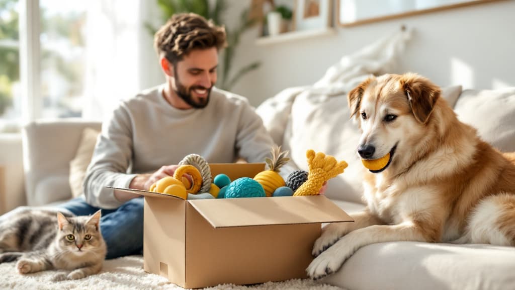 Curated pet toys matched to your pet's needs